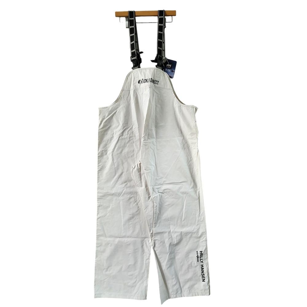 Helly Hansen Workwear Processing Bib Mens XL Pant 70525 White TackleDirect NWT
